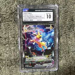 Pokemon CGC 10 Gem Mint SWSH Promo Alt Art Jolteon VMAX SWSH184 - Image 1