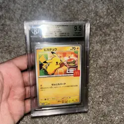 Mcdonalds Pikachu 2025 Pokemon BGS 9.5 Read description - Image 2