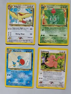 Pokemon TCG Southern Islands Bundle Pidgeot Ivysaur Wartortle Lickitung - Image 2