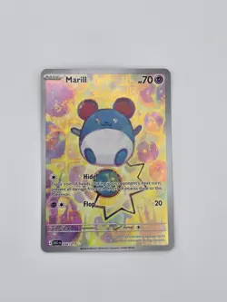 Pokemon Marill 232/217 Full Art Holo Card Basic English 2026 - Image 1