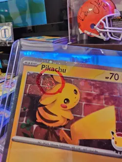 Pikachu 051/162 Pokemon Day STAMPED Cosmos Pokemon Day Promo SWIRL 🌀 - Image 4