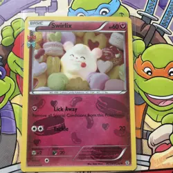 Pokemon Card Swirlix RC19/RC32 Generations Radiant Collection Reverse Holo LP - Image 1