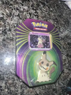 New MIMIKYU Pokemon 2021 Tin FACTORY SEALED 3 Booster Packs - Image 2