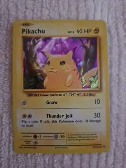 Pikachu Holo Cracked Ice Pokemon XY Evolutions 35/108 nm - Image 1