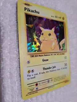 Pikachu Holo Cracked Ice Pokemon XY Evolutions 35/108 nm - Image 2