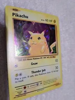 Pikachu Holo Cracked Ice Pokemon XY Evolutions 35/108 nm - Image 3