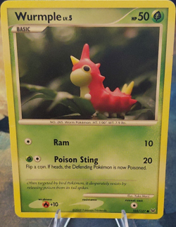 Pokemon Wurmple 103/127 Platinum Basic 50 HP Common Regular English Yuka Morii - Image 1