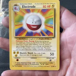 Pokemon Electrode 21/102 Rare Base Set 1999 WOTC mp-lp - Image 1
