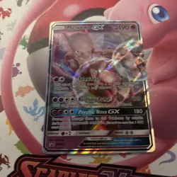 Pokemon TCG Mewtwo GX SM196 Black Star Promo - Image 1