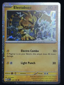 Electabuzz 125/165 Cosmos Holo - SWIRL - Pokemon 151 NM Pokemon TCG - Image 5