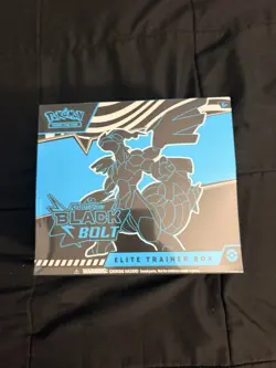 Pokemon TCG Black Bolt Elite Trainer Box ETB Sealed, USA Version - Image 1