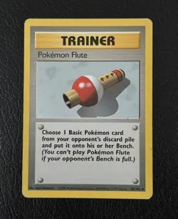 Pokemon TCG Pokemon Flute Base Set 86/102 Regular MP. - Image 1