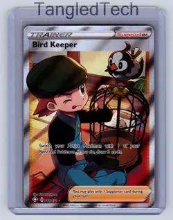 Pokemon Bird Keeper 066/072 Shining Fates English Full Art Near Mint - Image 1