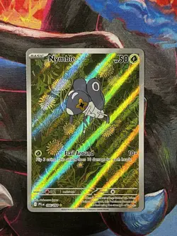 Nymble 96/094 Illustration Rare Pokemon TCG ME02: Phantasmal Flames - Image 1