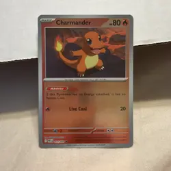CHARMANDER 011/094 REVERSE HOLO COMMON POKEMON TCG: ME02 - PHANTASMAL FLAMES NM - Image 1