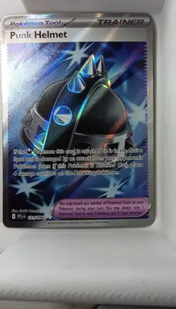 Punk Helmet 121/094 Me02: Phantasmal Flames Ultra Rare Holo English Pokemon TCG - Image 1