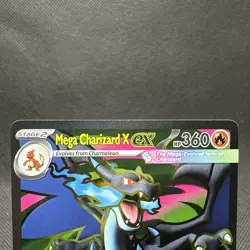 Pokemon ME Phantasmal Flames Mega Charizard X ex 109/094 Ultra Rare Full Art NM - Image 3
