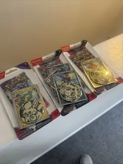 2 x SEALED Pokemon Obsidian Flames Blister Pack + 1 x temperal forces - Image 1