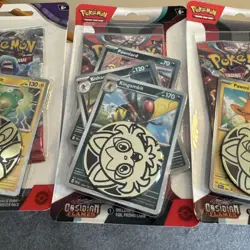 2 x SEALED Pokemon Obsidian Flames Blister Pack + 1 x temperal forces - Image 4