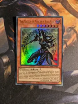Yu-Gi-Oh! Dark Magician The Magician Of Black Magic INFO-EN006 Ultra Rare LP - Image 1