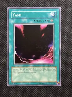YuGiOh! - Yami LOB-051 Common Unlimited Edition Near Mint Spell Card - Image 1