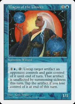 Magus of the Unseen 5th Edition NM Blue Rare MAGIC THE GATHERING CARD ABUGames - Image 1
