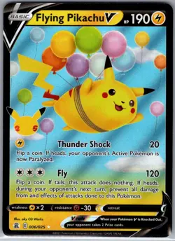 Flying Pikachu V 006/025 Celebrations - Pokemon Card - NM - Image 1