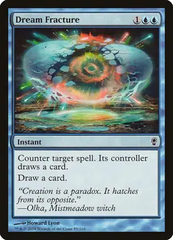 Dream Fracture Conspiracy NM Blue Common MAGIC THE GATHERING MTG CARD ABUGames - Image 1