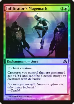 Infiltrator's Magemark FOIL Guildpact PLD Blue Common MAGIC MTG CARD ABUGames - Image 1