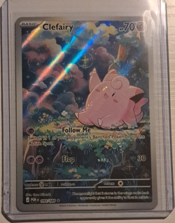 Pokemon Lillie's Clefairy ex 184/159 Sv09 Holo Card 190 HP Full Moon Rondo - Image 1
