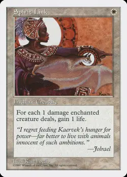 Spirit Link 5th Edition NM White Uncommon MAGIC THE GATHERING MTG CARD ABUGames - Image 1