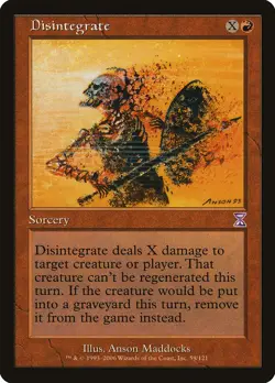 Disintegrate Time Spiral - Timeshifted PLD Red Special MAGIC CARD ABUGames - Image 1
