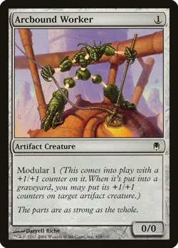 Arcbound Worker Darksteel NM Artifact Common MAGIC THE GATHERING CARD ABUGames - Image 1