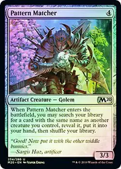 Pattern Matcher FOIL Core Set 2020 / M20 NM Artifact Uncommon MTG CARD ABUGames - Image 1
