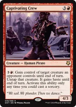 Captivating Crew Game Night NM Red Rare MAGIC THE GATHERING MTG CARD ABUGames - Image 1