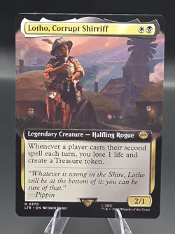 Lotho, Corrupt Shirriff 370 - NM Extended Art - The Lord of the Rings: Tales of - Image 1