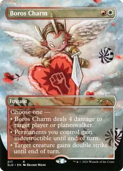 MTG Magic the Gathering Boros Charm 217 Secret Lair Drop Series NM FOIL - Image 1