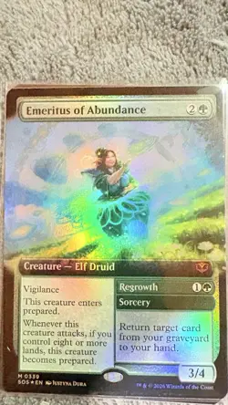 Emeritus of Abundance (Extended Art) Secrets of Strixhaven Foil *339 - Image 1