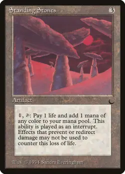 Standing Stones The Dark NM Artifact Uncommon MAGIC GATHERING CARD ABUGames - Image 1