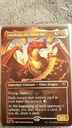 Lorehold, the Historian (Borderless) Secrets of Strixhaven Regular - Image 1