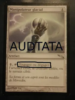 mtg magic MISPRINT icy manipulator TAP or UNTAP FRENCH fr manipulateur glacial - Image 1