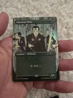 Llanowar Elves FOIL SECRET LAIR MTG MAGIC THE GATHERING - Image 1