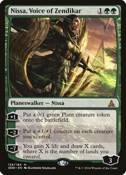 Nissa, Voice of Zendikar OGW LP MTG - Image 1