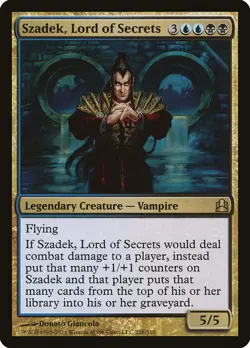 Szadek, Lord of Secrets Commander NM Blue Black Rare MAGIC MTG CARD ABUGames - Image 1