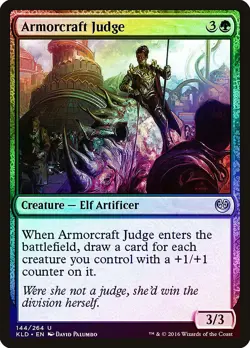 Armorcraft Judge FOIL Kaladesh PLD Green Uncommon MAGIC MTG CARD ABUGames - Image 1