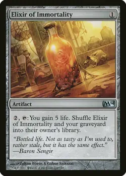 Elixir of Immortality Magic 2014 / M14 MINT Artifact Uncommon MTG CARD ABUGames - Image 1