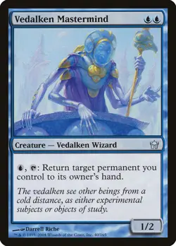 Vedalken Mastermind Fifth Dawn NM Blue Uncommon MAGIC GATHERING CARD ABUGames - Image 1