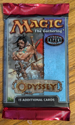 MTG - Odyssey Booster Pack - Magic the Gathering Factory Sealed 2001 - Image 1