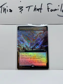 MTG Splatter Technique Secrets of Strixhaven 356 Foil NM - Image 1