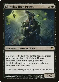 Skirsdag High Priest Innistrad NM Black Rare MAGIC THE GATHERING CARD ABUGames - Image 1